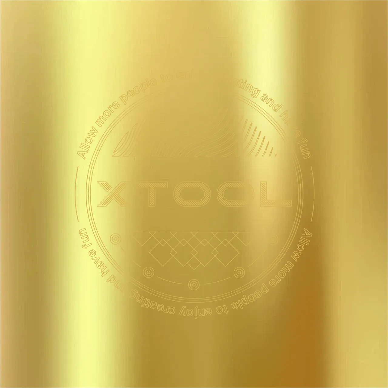 Gold Painted Aluminum Alloy test grid