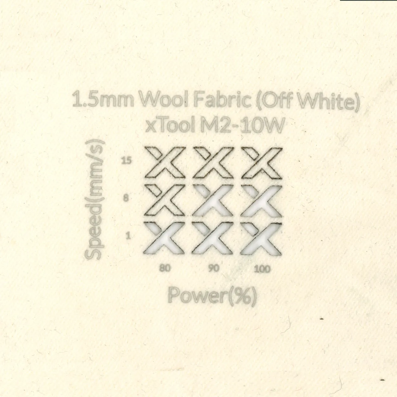 1.5mm Wool Fabric (Off White)
