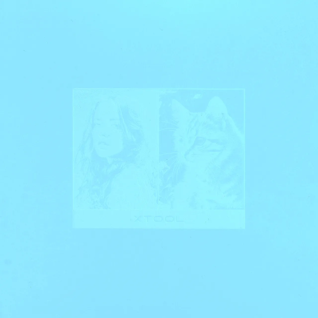 1/8"(3mm) Pastel Blue Acrylic test grid