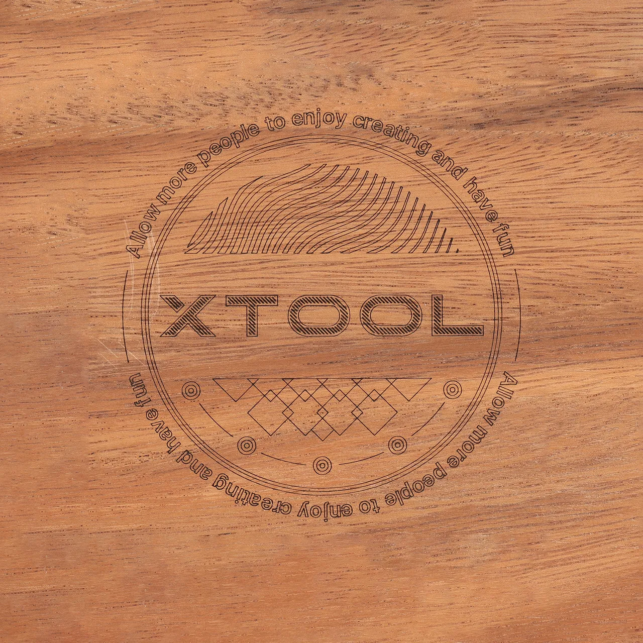 Wood Wax Oil Coated Light Walnut test grid