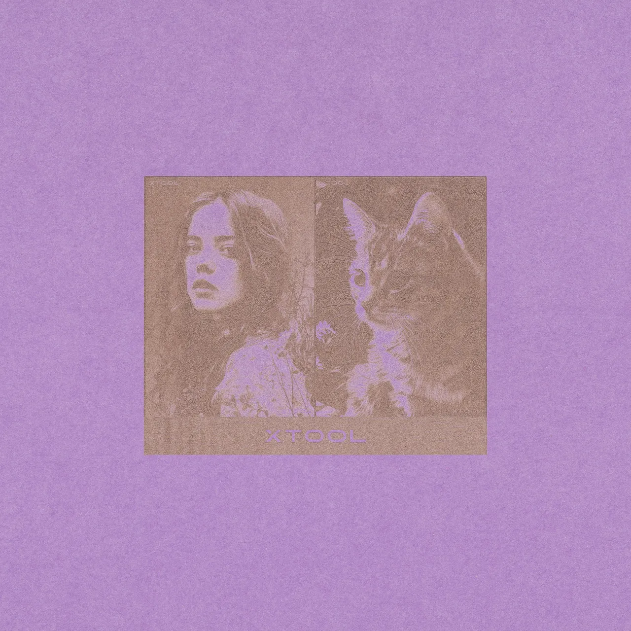Purple Cardstock-9oz(300g) test grid