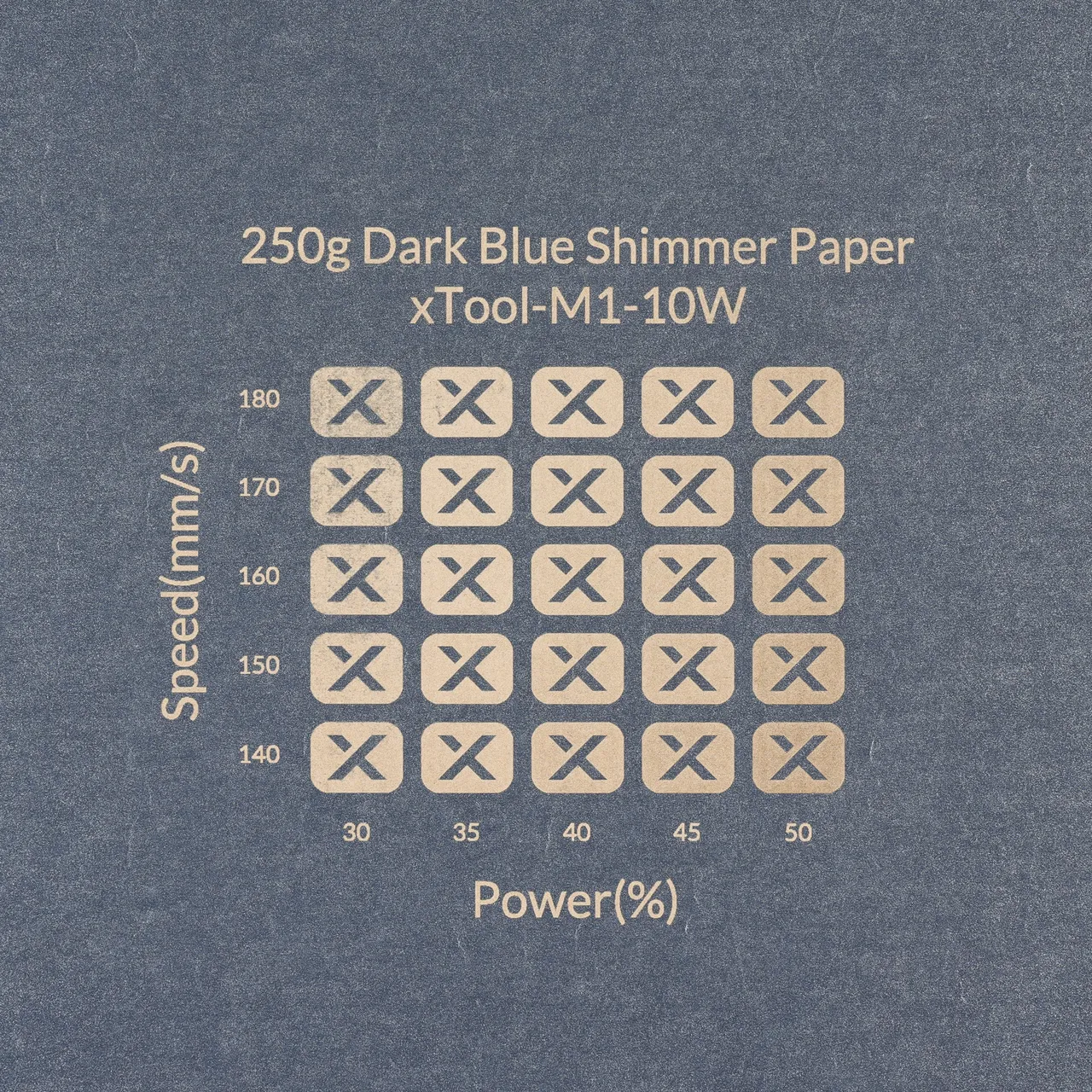 Dark Blue Shimmer Paper-7oz(250g) test grid