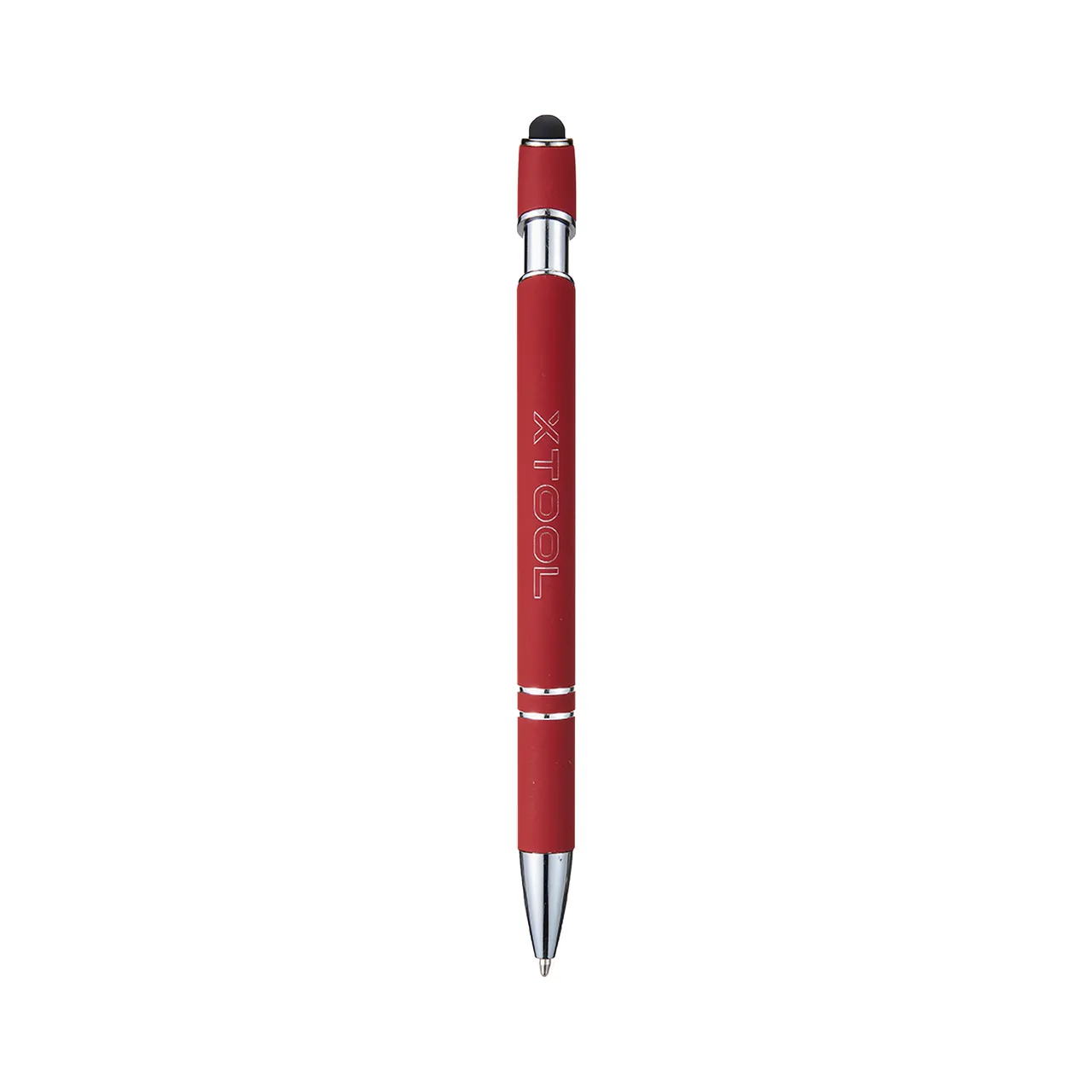 Wine Red Ballpoint Pens with Stylus test grid