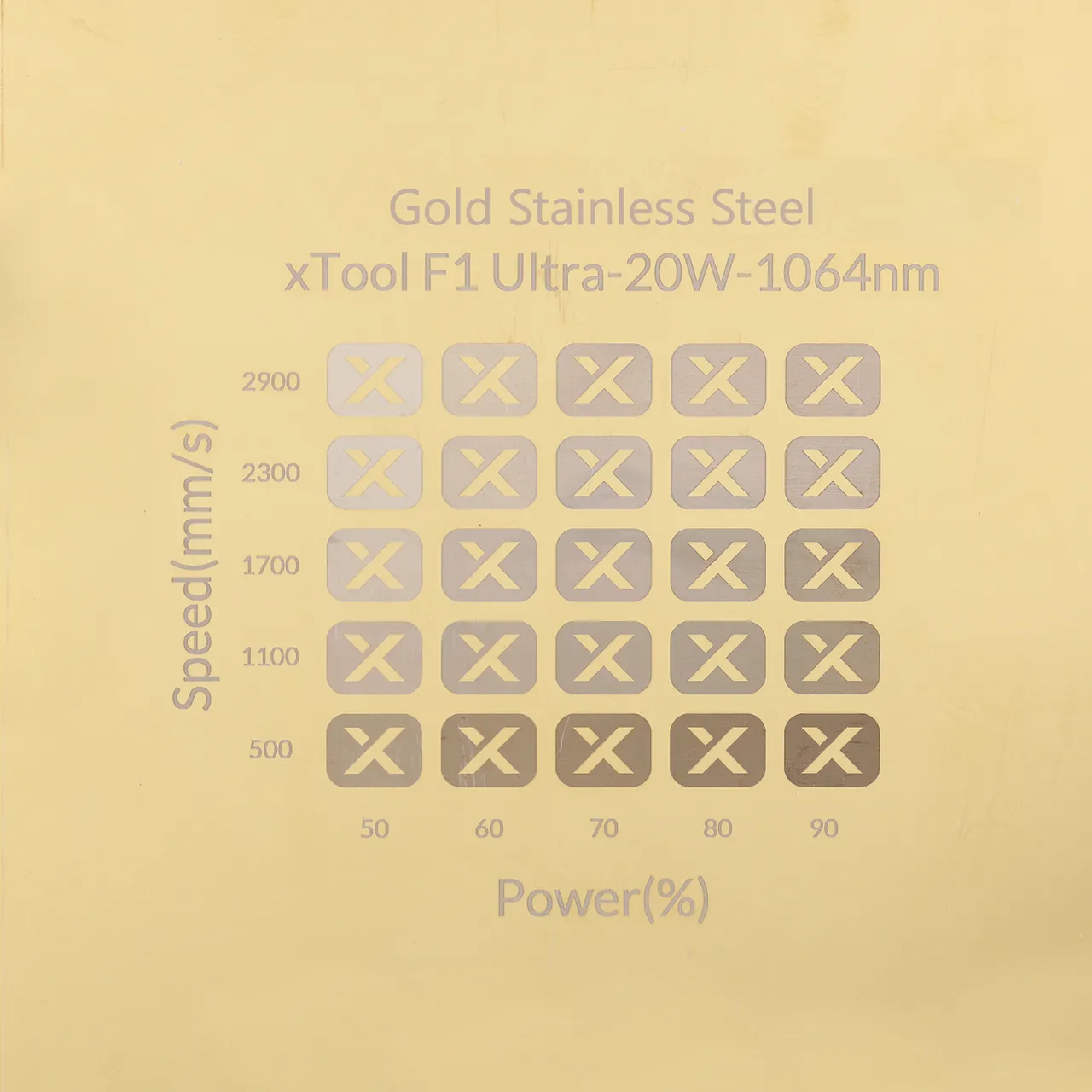 14K Gold Plated Alloy test grid