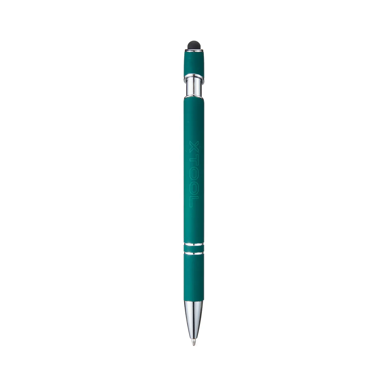 Dark Green Ballpoint Pens with Stylus test grid