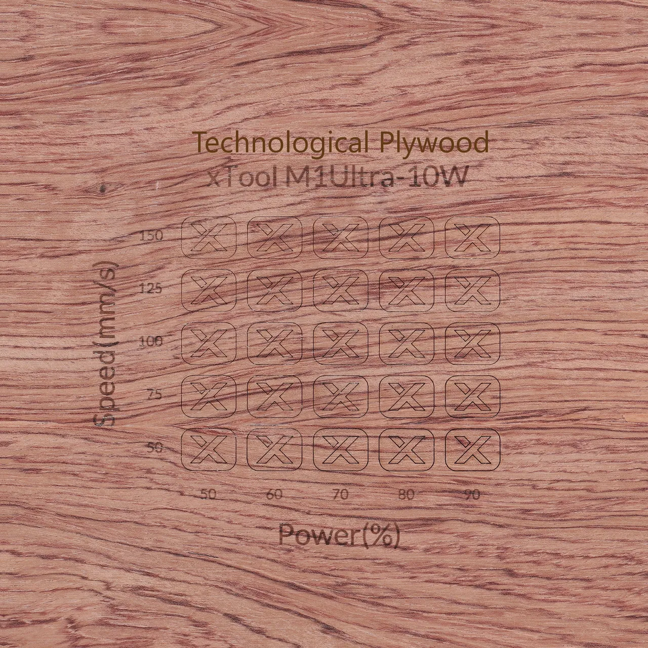 1/4"(6mm) Technological Plywood test grid