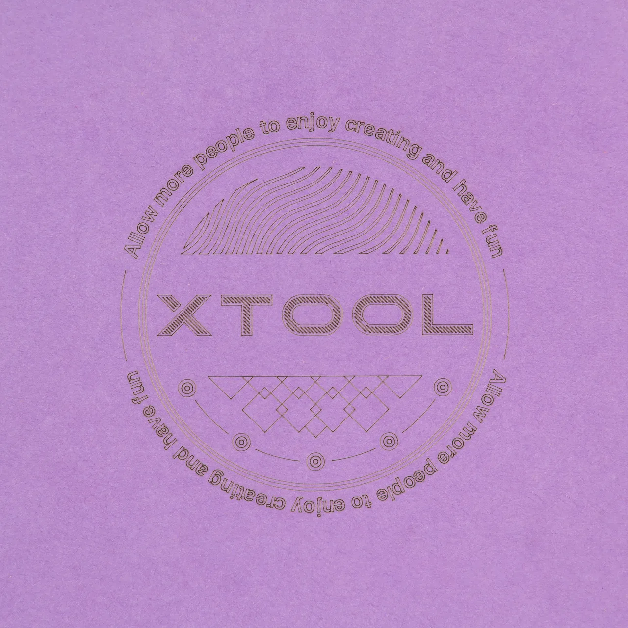 Purple Cardstock-9oz(300g) test grid