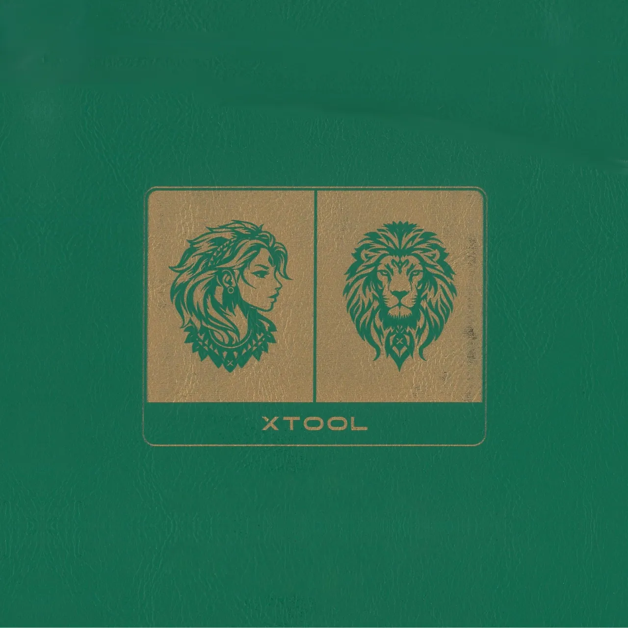 Green to Gold Laserable PU Notebook test grid