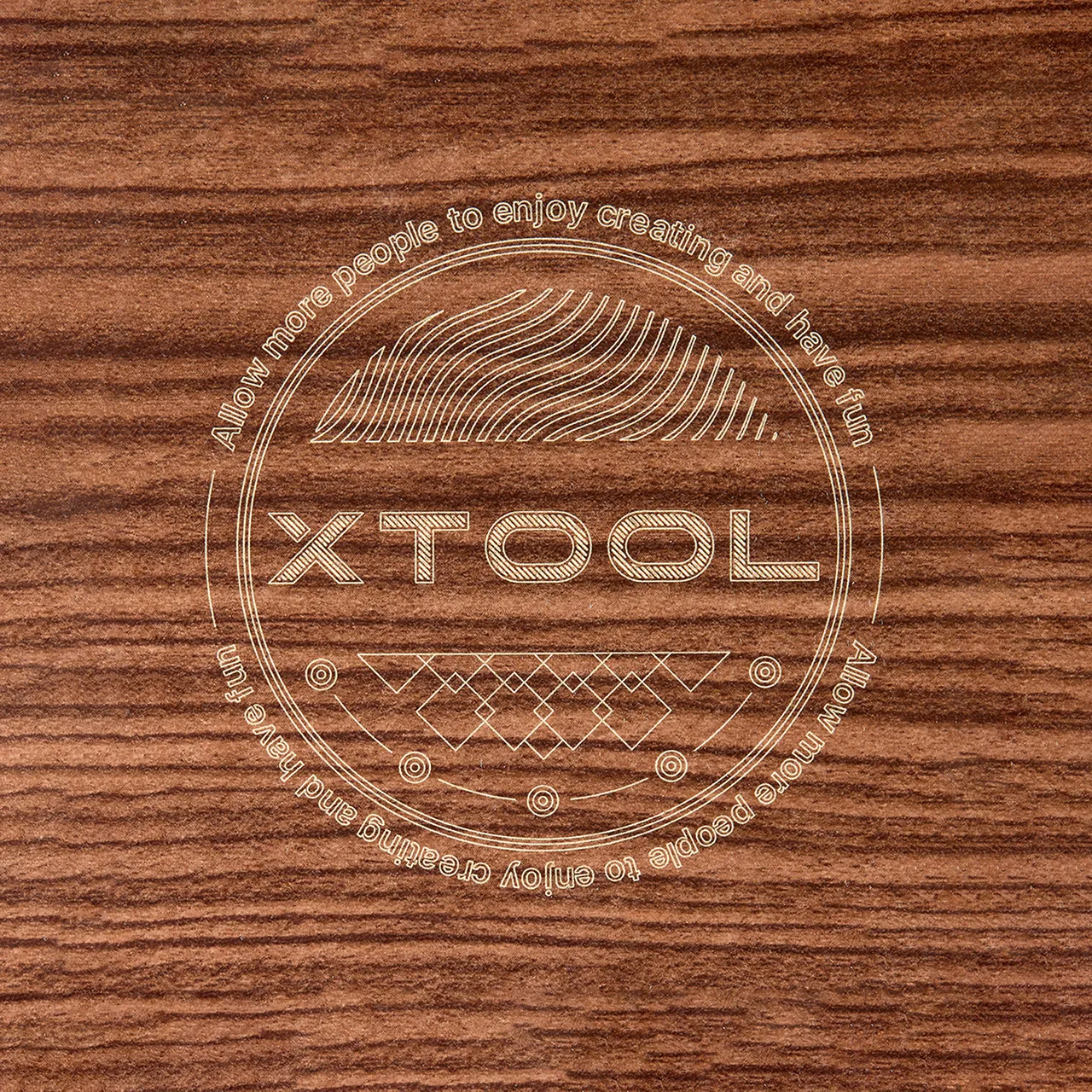 1/8"(3mm) Faux Walnut MDF Board