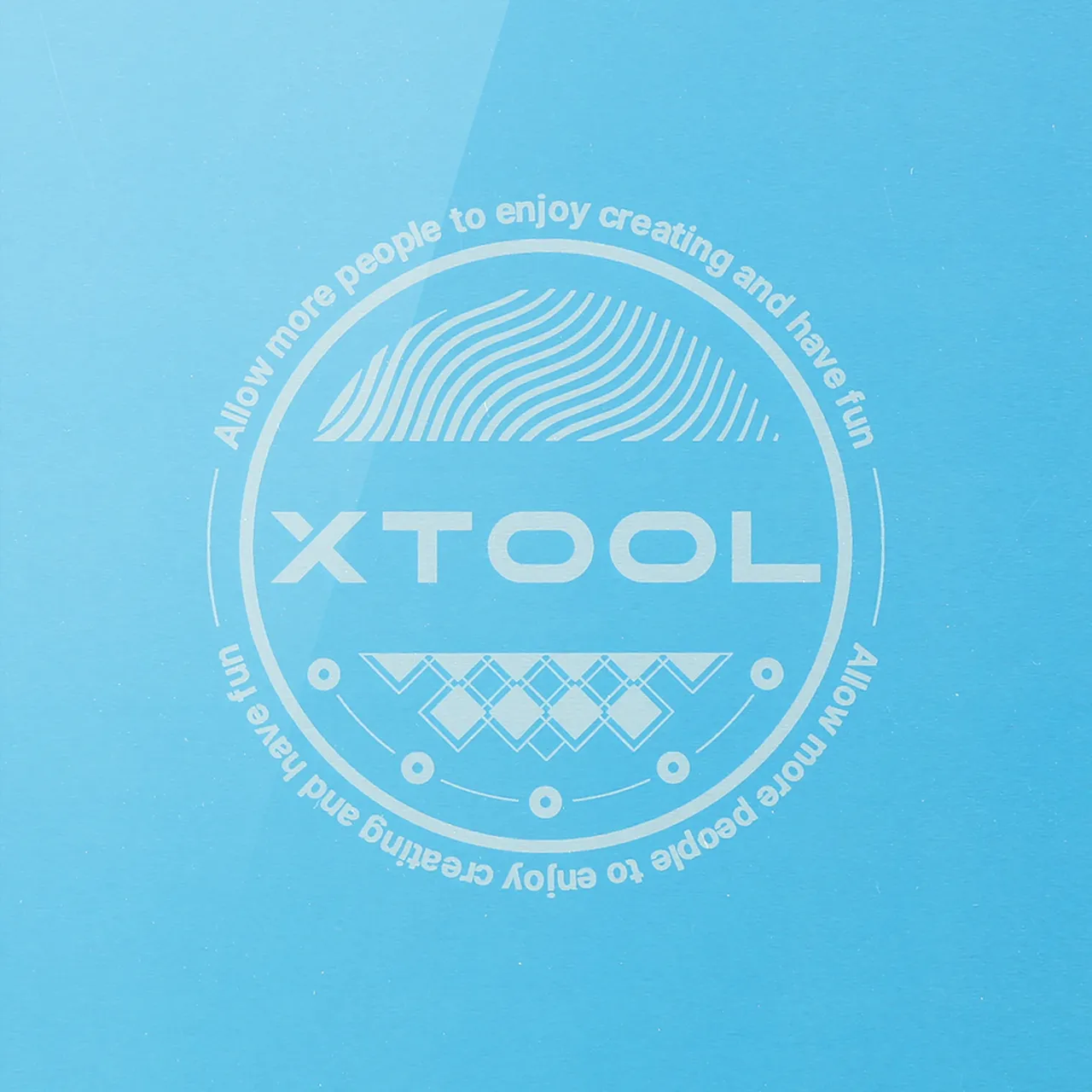 Blue Metal Business Card test grid