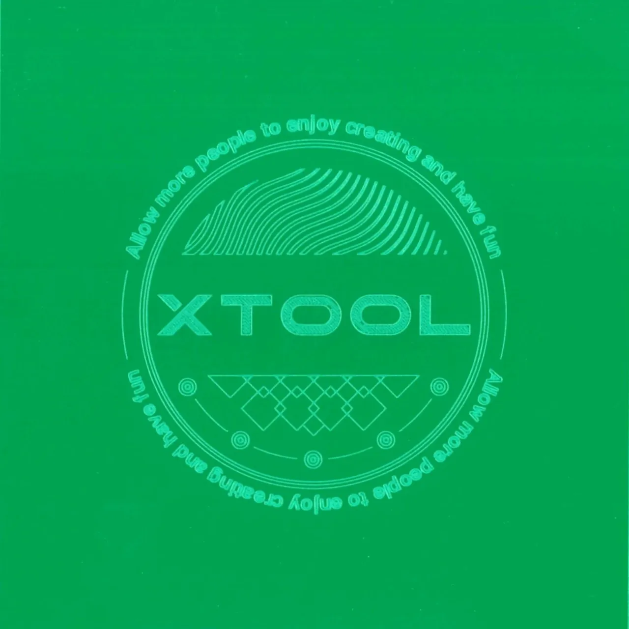 1/8"(3mm) Green Acrylic test grid