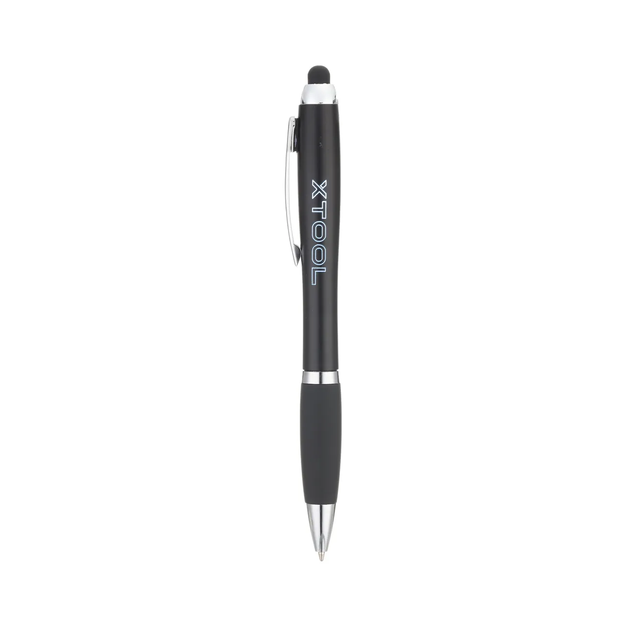 Black Stylus Ballpoint Pens with Multicolored LED Lights test grid