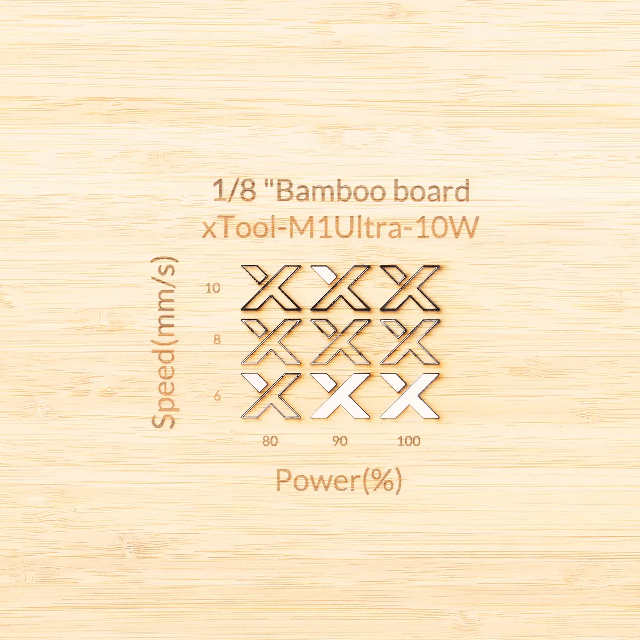 1/8"(3mm) Bamboo test grid