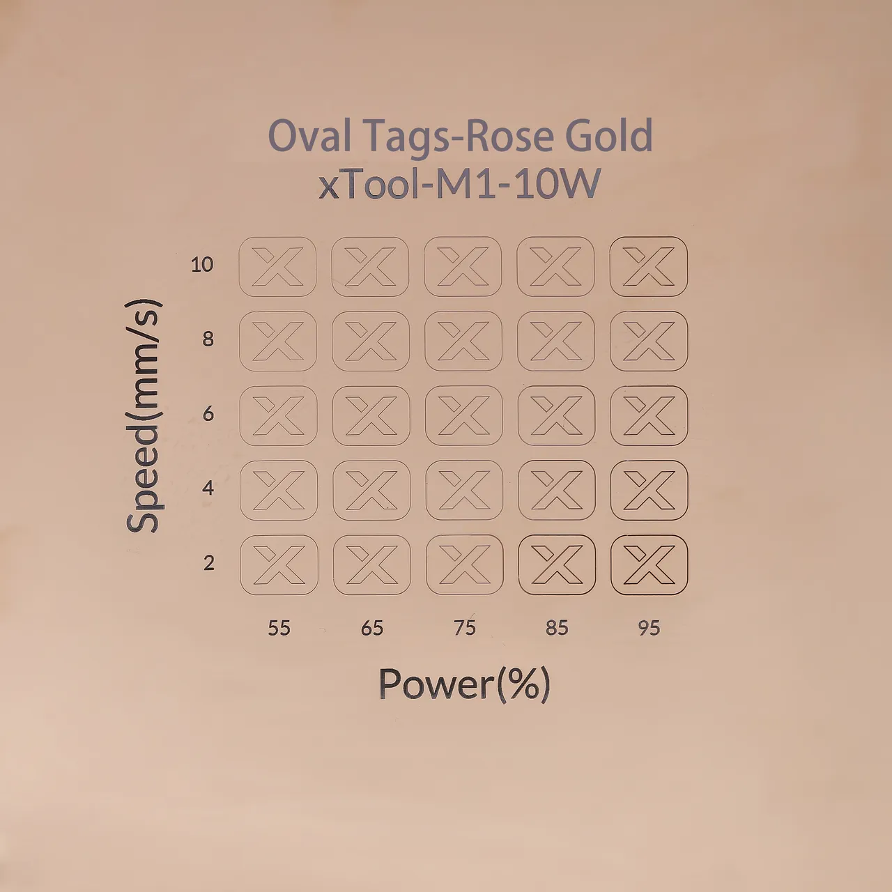 Stainless Steel Heart Pendant-Rose Gold test grid