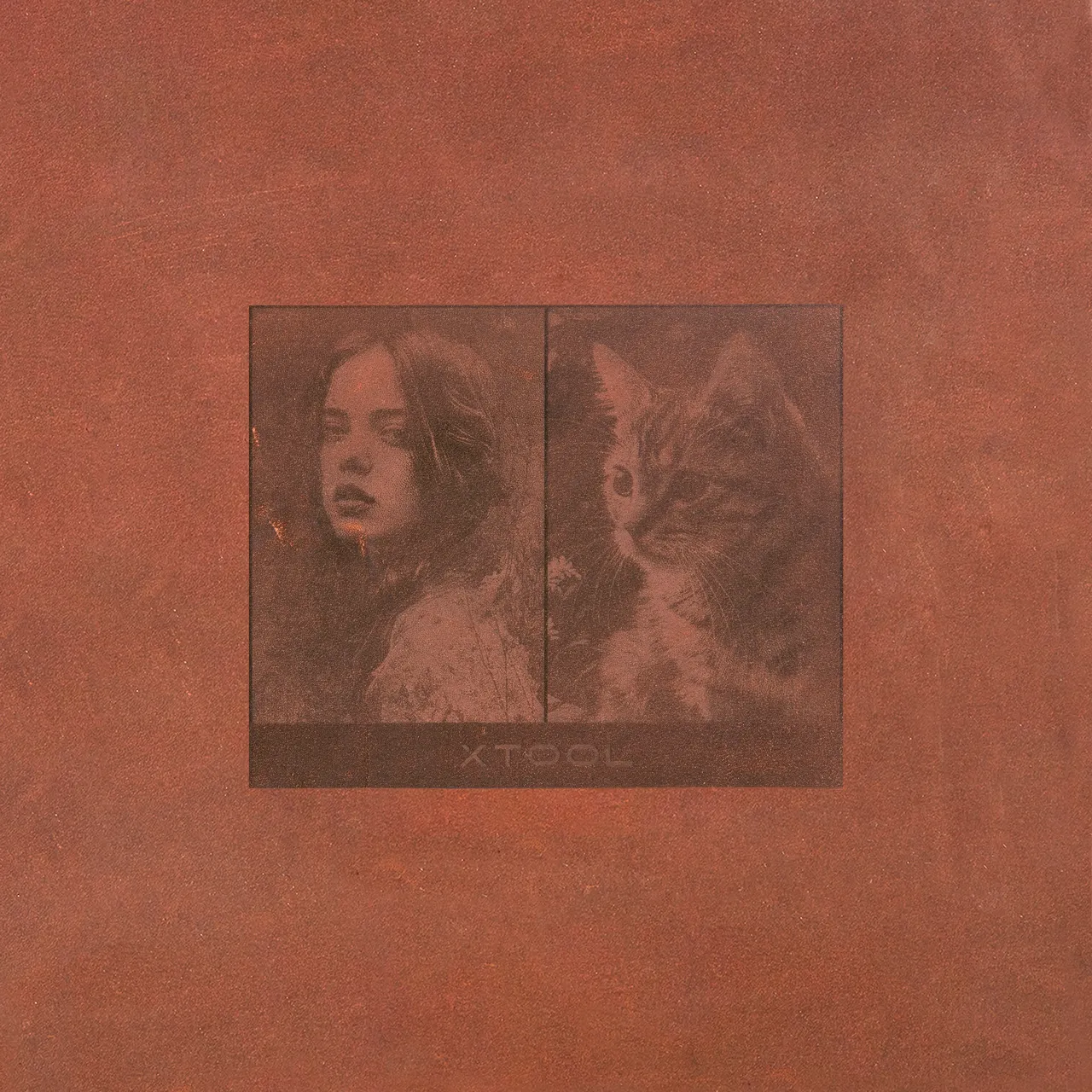 Coffee Crazy Horse Leather test grid