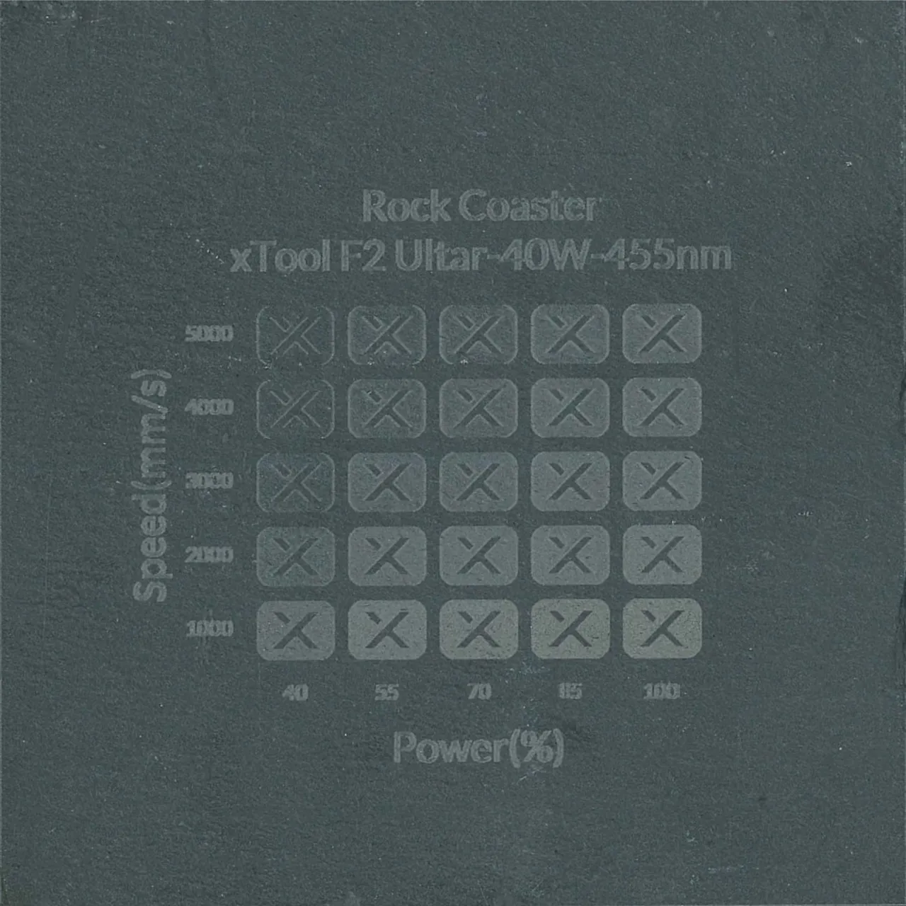 Heart-Shaped Rock Coaster test grid