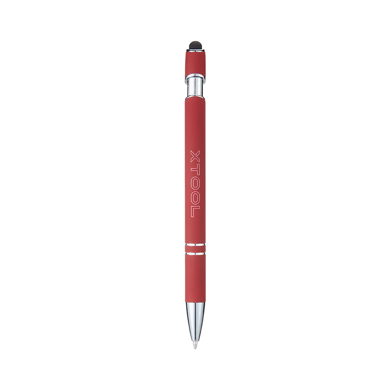Wine Red Ballpoint Pens with Stylus test grid