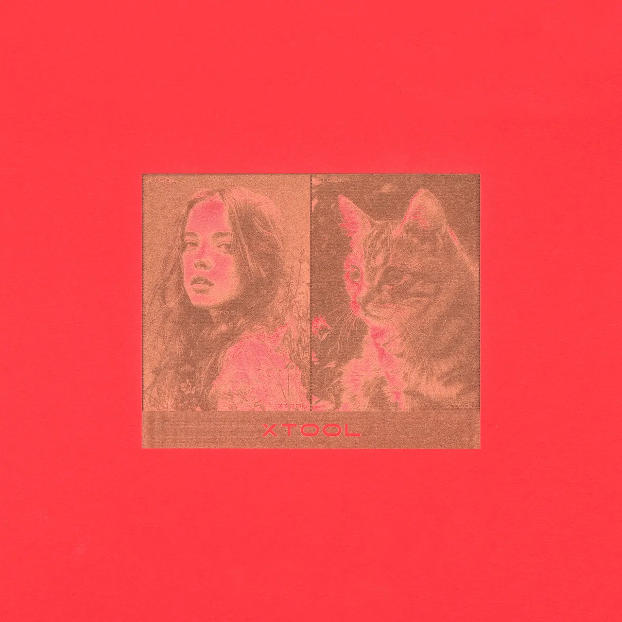 Red Cardstock-9oz(300g) test grid