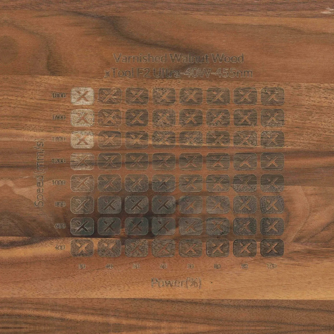 Walnut Wooden Business Card Holder test grid