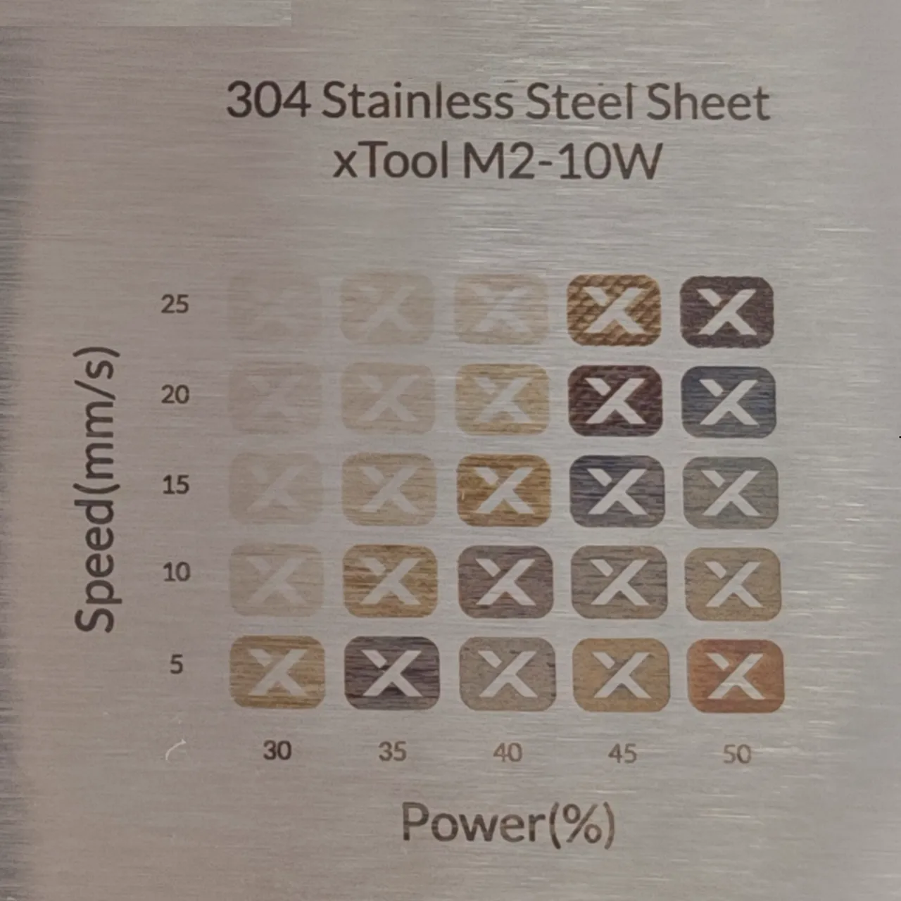 Stainless Steel Folding Spoon test grid