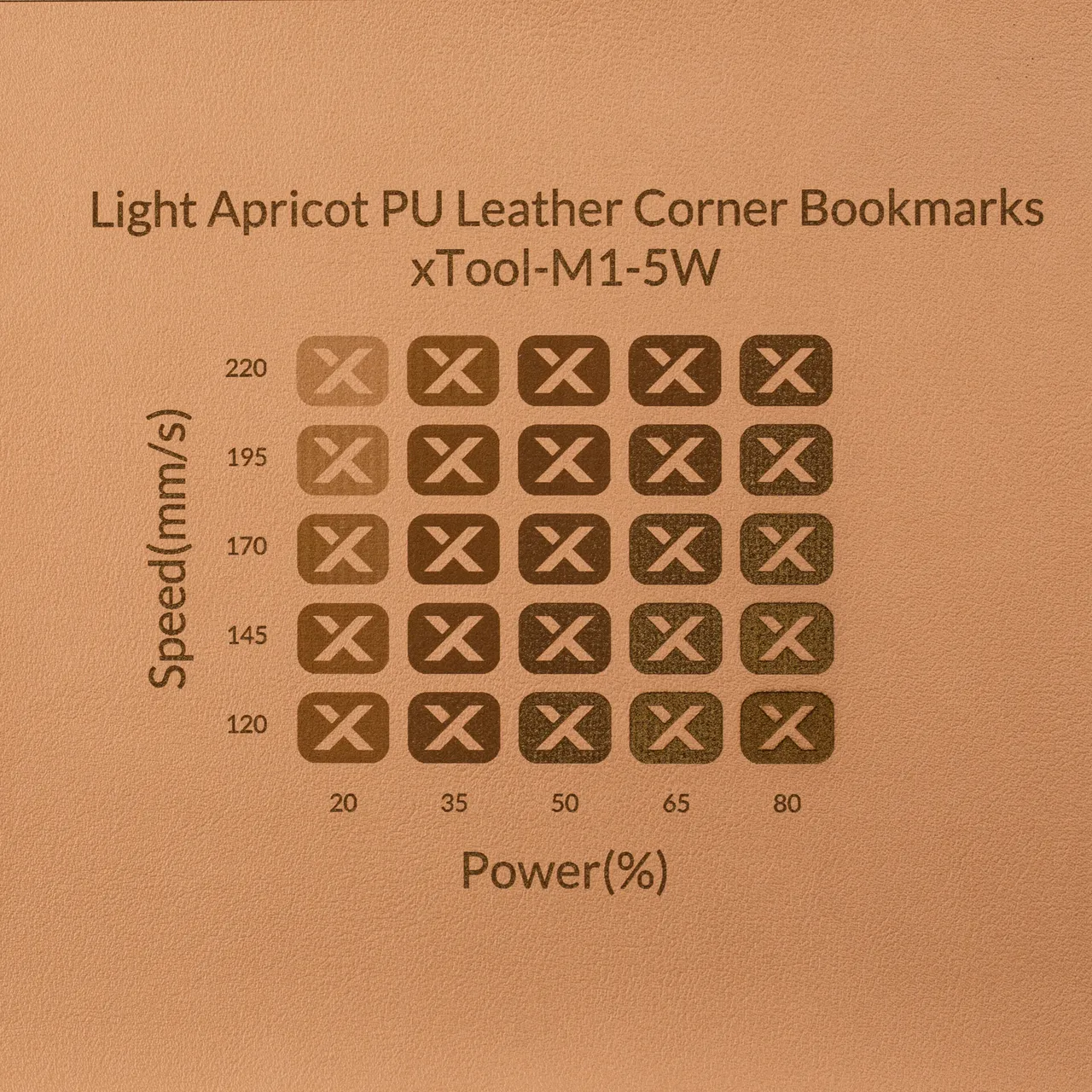 Beige PU Leather test grid