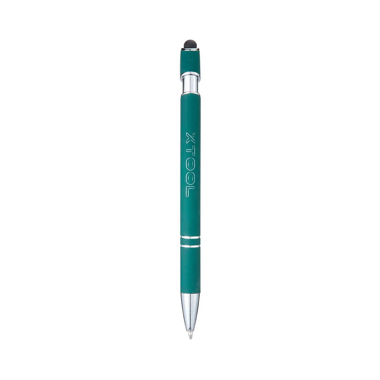 Dark Green Ballpoint Pens with Stylus test grid