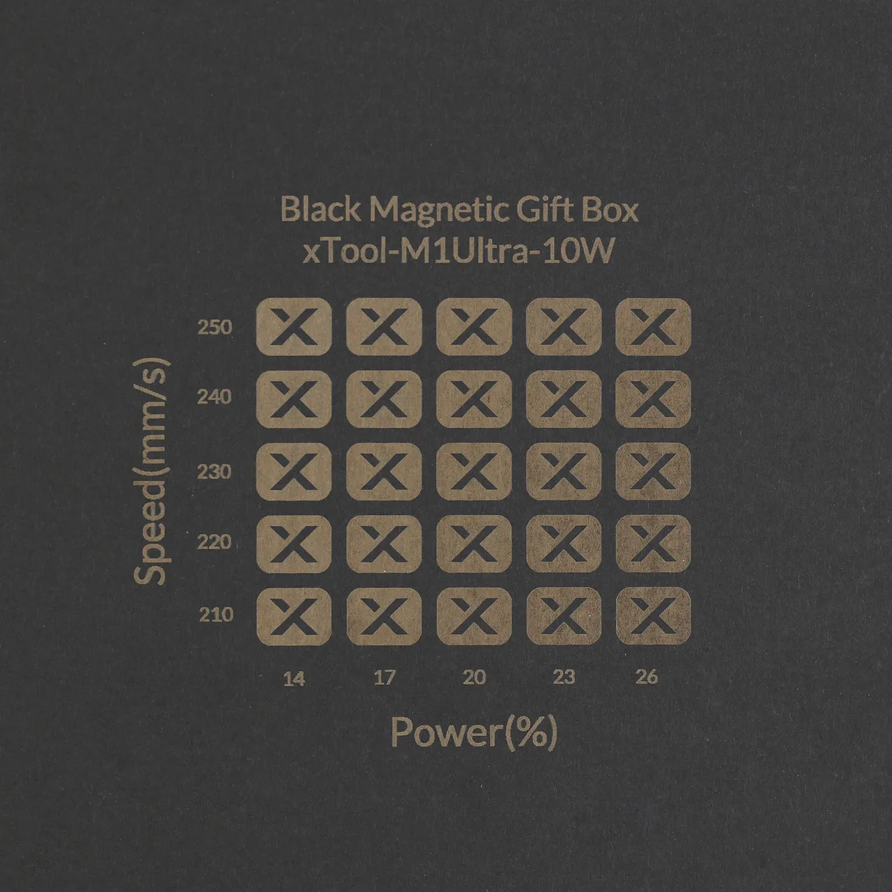 Grey Cardstock Mounted Black Kraft Paper-4.4oz(150g) test grid