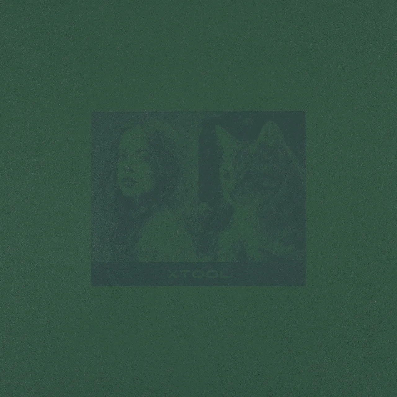 Dark Green PU Leather test grid