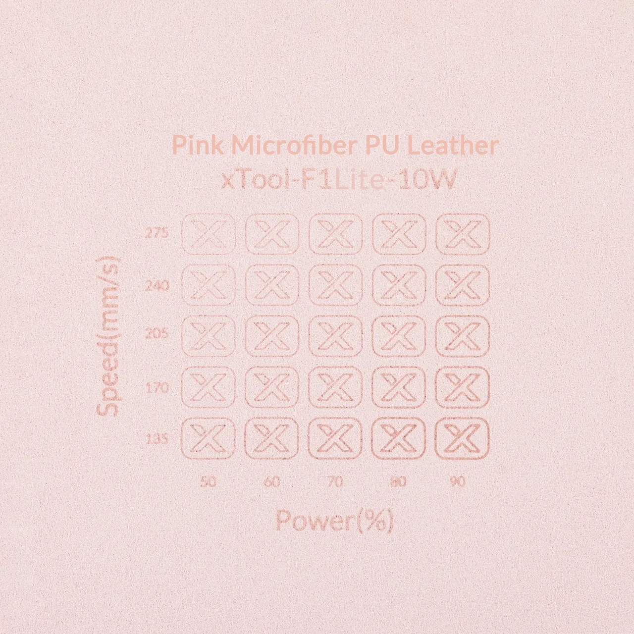 Pink PU Necklace Bag test grid
