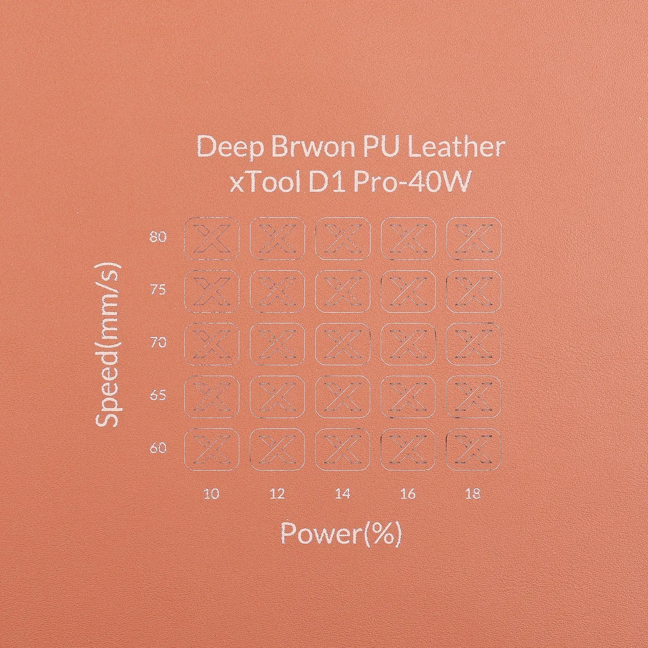 Brown PU Leather Keychain for Apple Airtags Holder test grid