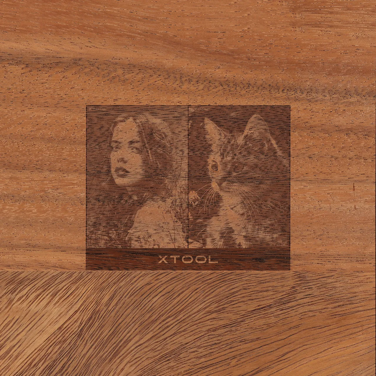 Wood Wax Oil Coated Light Walnut test grid