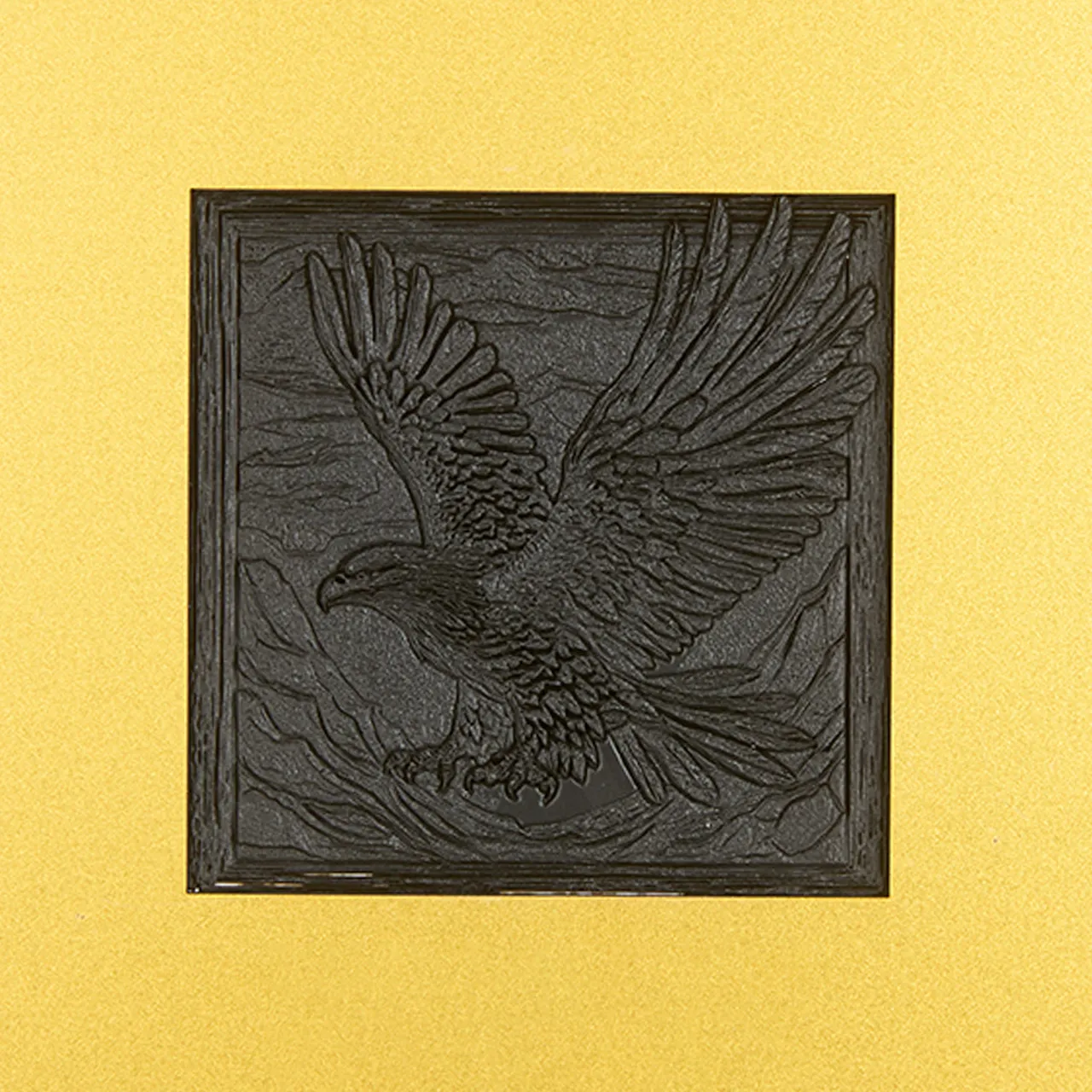 1/8"(3mm) Gold to Black Two-Tone Acrylic test grid