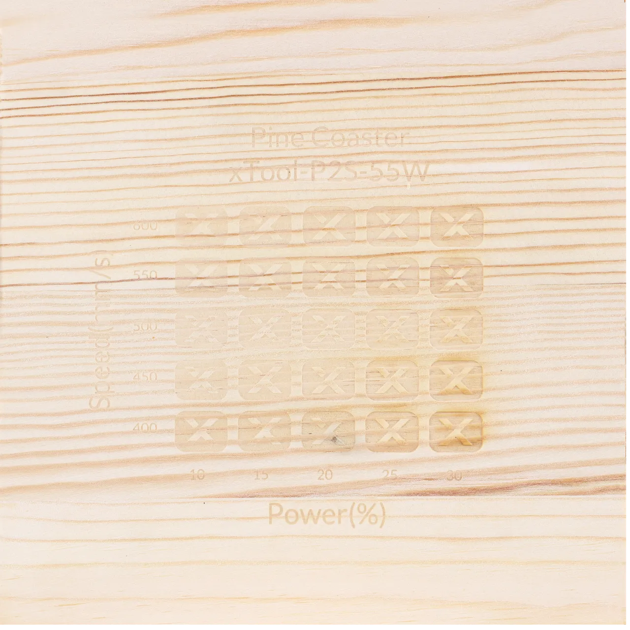 Wooden Blocks test grid