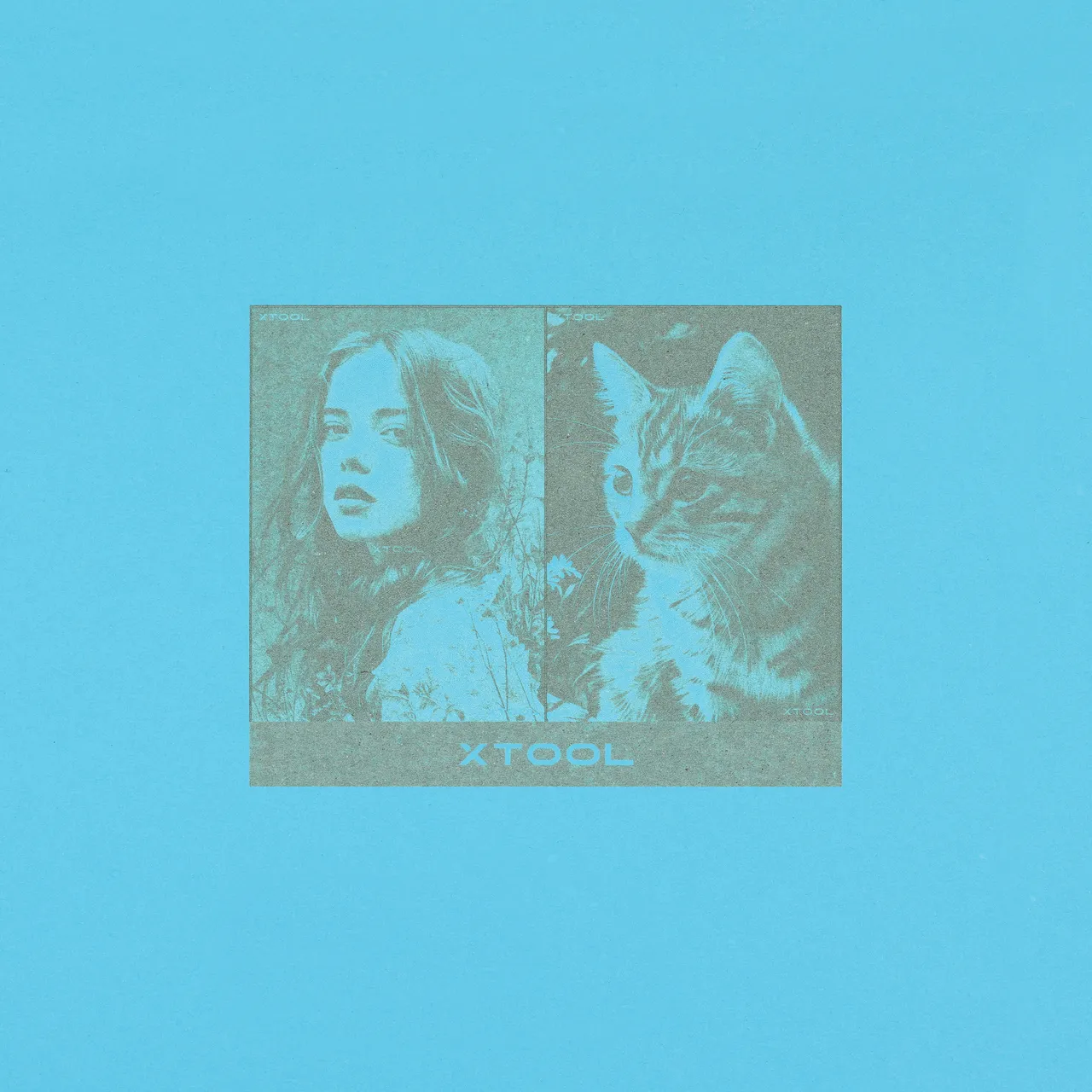 Blue Cardstock-9oz(300g) test grid