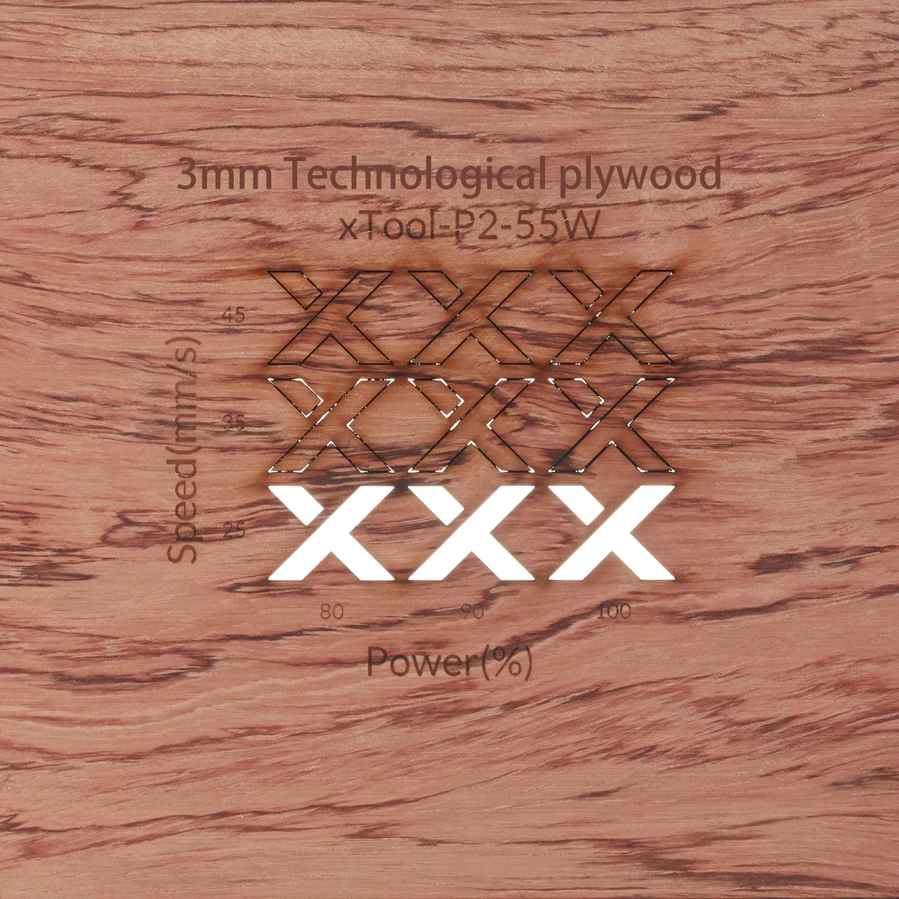 1/8"(3mm) Technological Plywood test grid