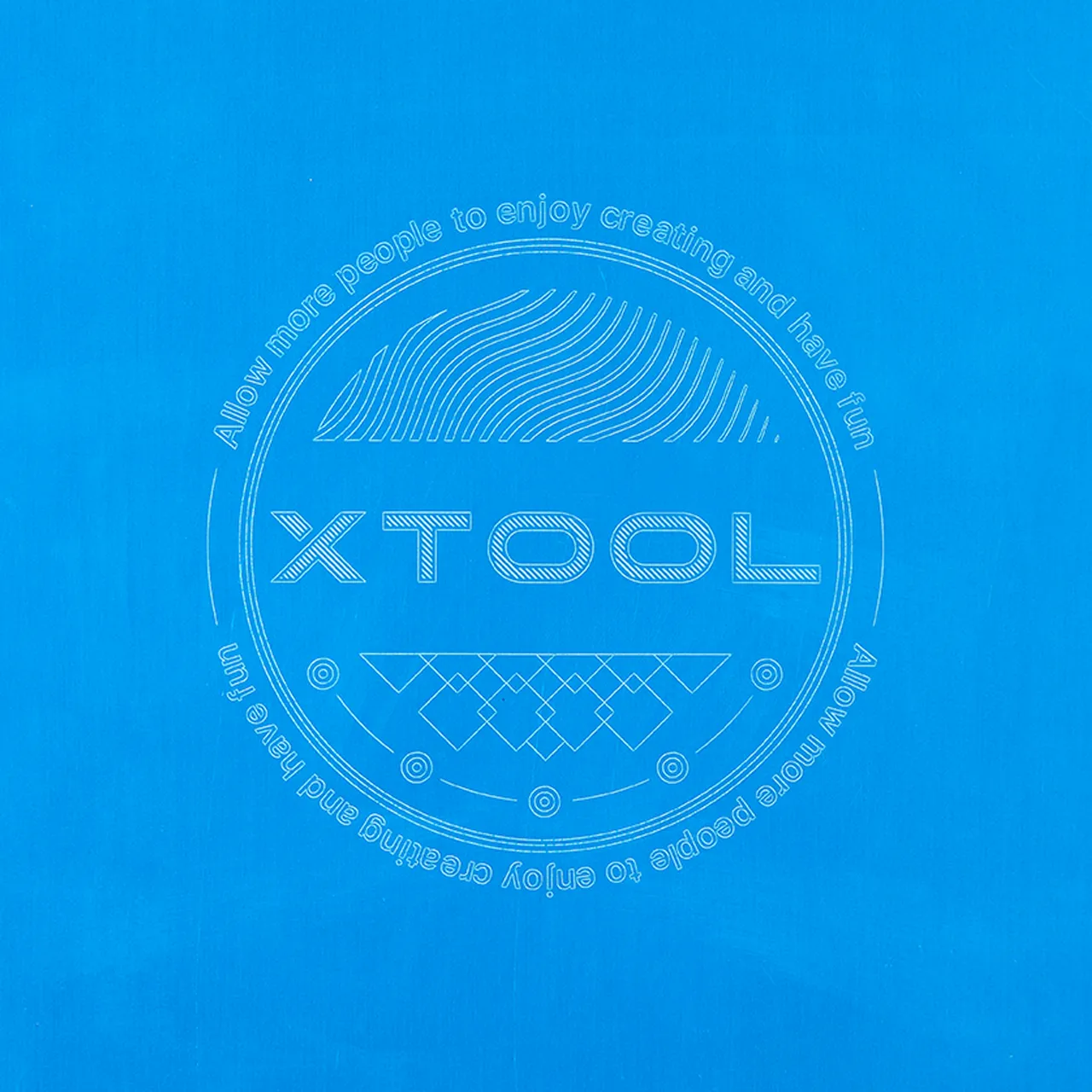 3/64"(1mm) Blue Anodized Aluminum test grid