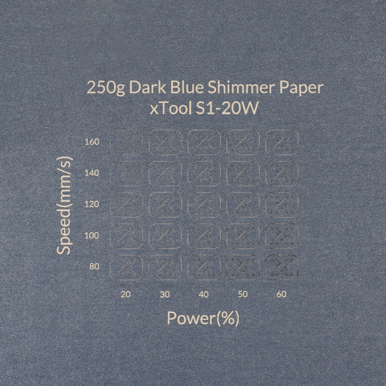 Dark Blue Shimmer Paper-7oz(250g) test grid