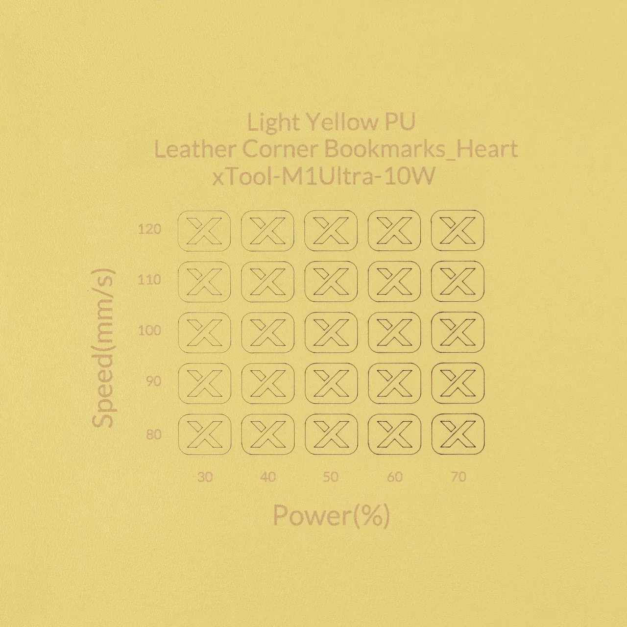 PU Leather Corner Bookmarks_Heart Pale Yellow test grid