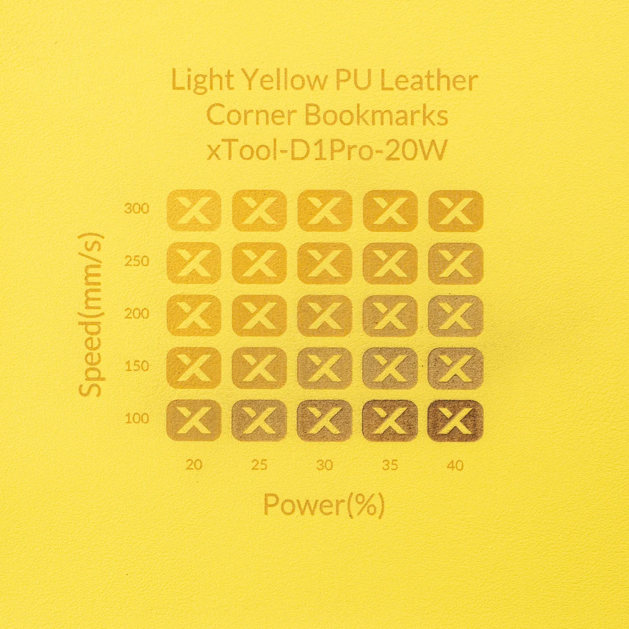 PU Leather Corner Bookmarks_Heart Pale Yellow test grid