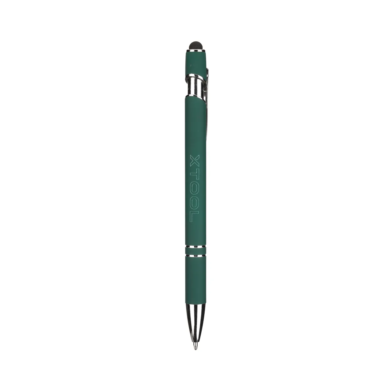 Dark Green Ballpoint Pens with Stylus test grid