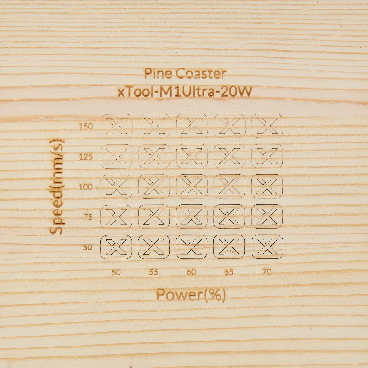 Pine Wood test grid