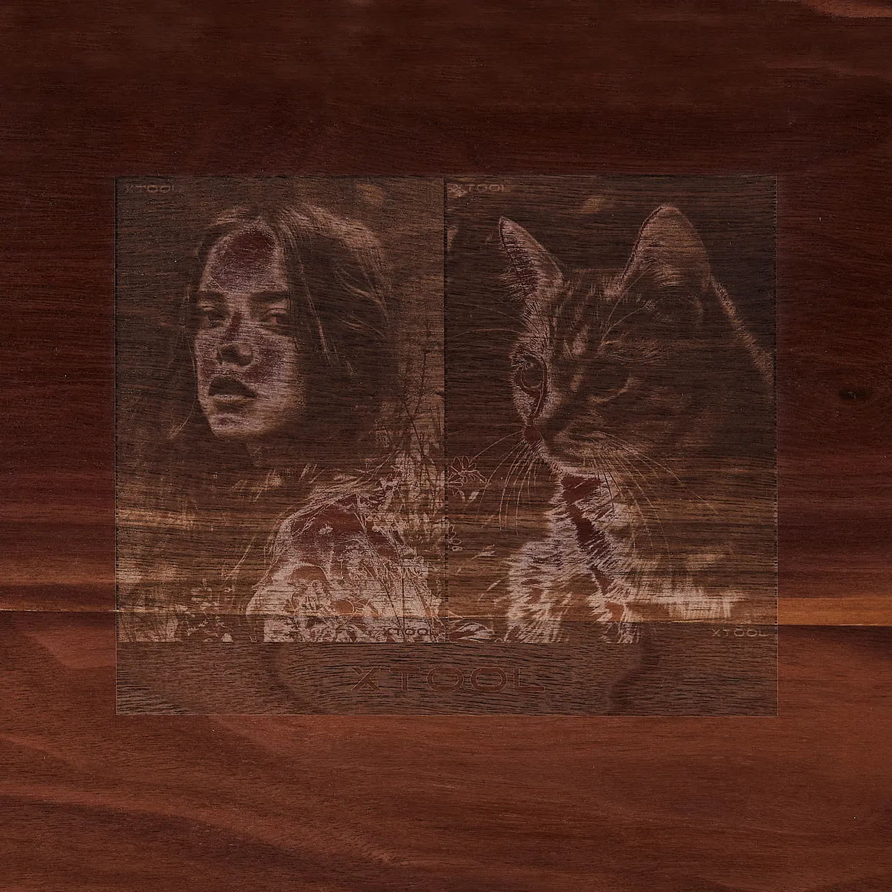 Walnut Wooden Business Card Holder test grid