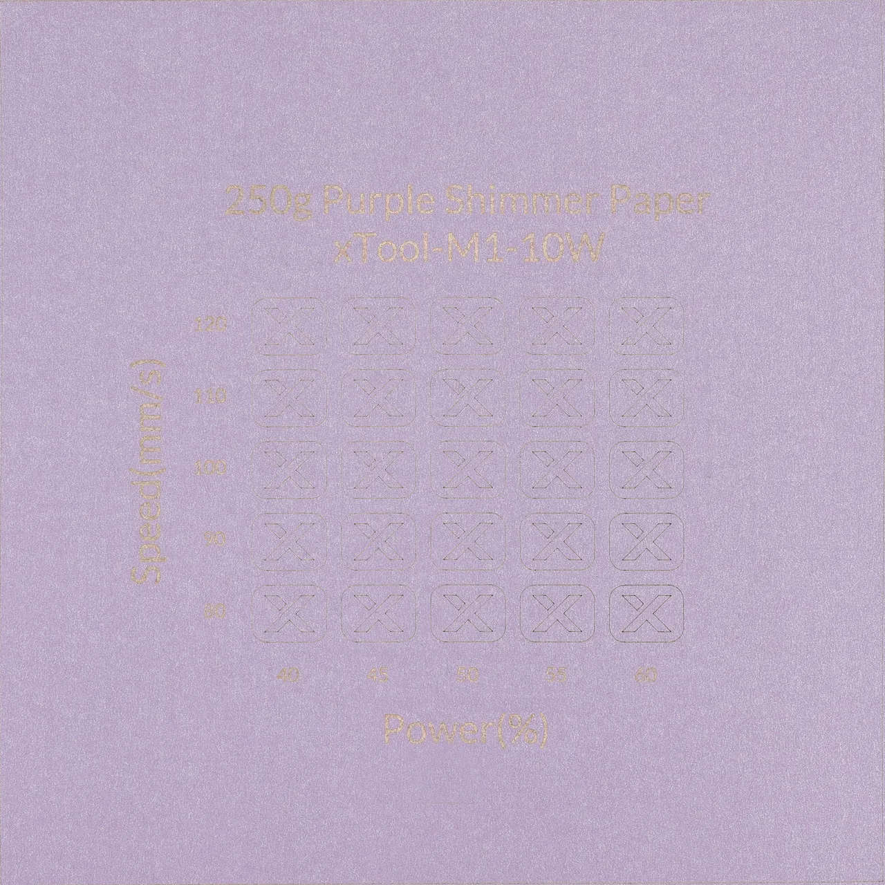 Purple Shimmer Paper-7oz(250g) test grid