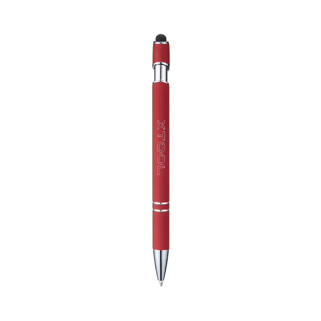 Wine Red Ballpoint Pens with Stylus test grid