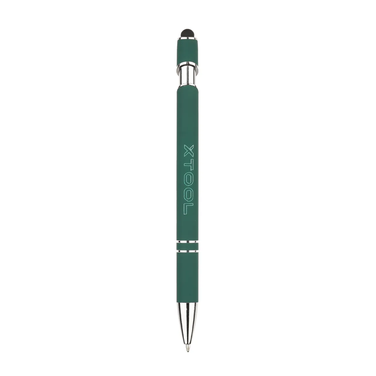 Dark Green Ballpoint Pens with Stylus test grid