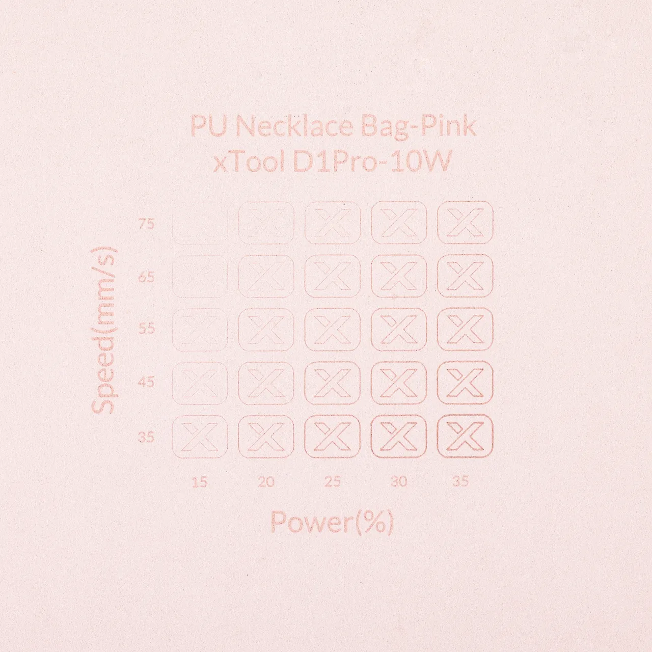 Pink Jewelry Pouch with Band test grid