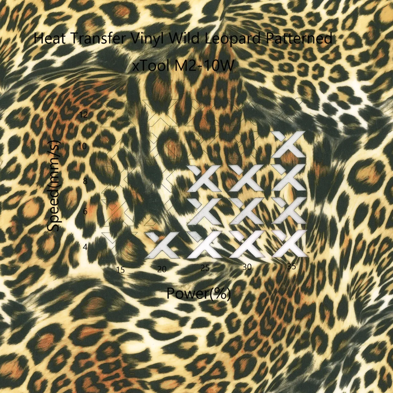 Heat Transfer Vinyl Wild Leopard Patterned