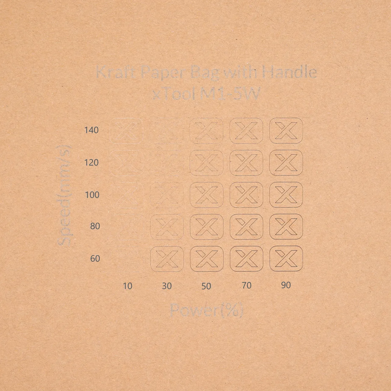 Kraft Paper-7oz(250g) test grid