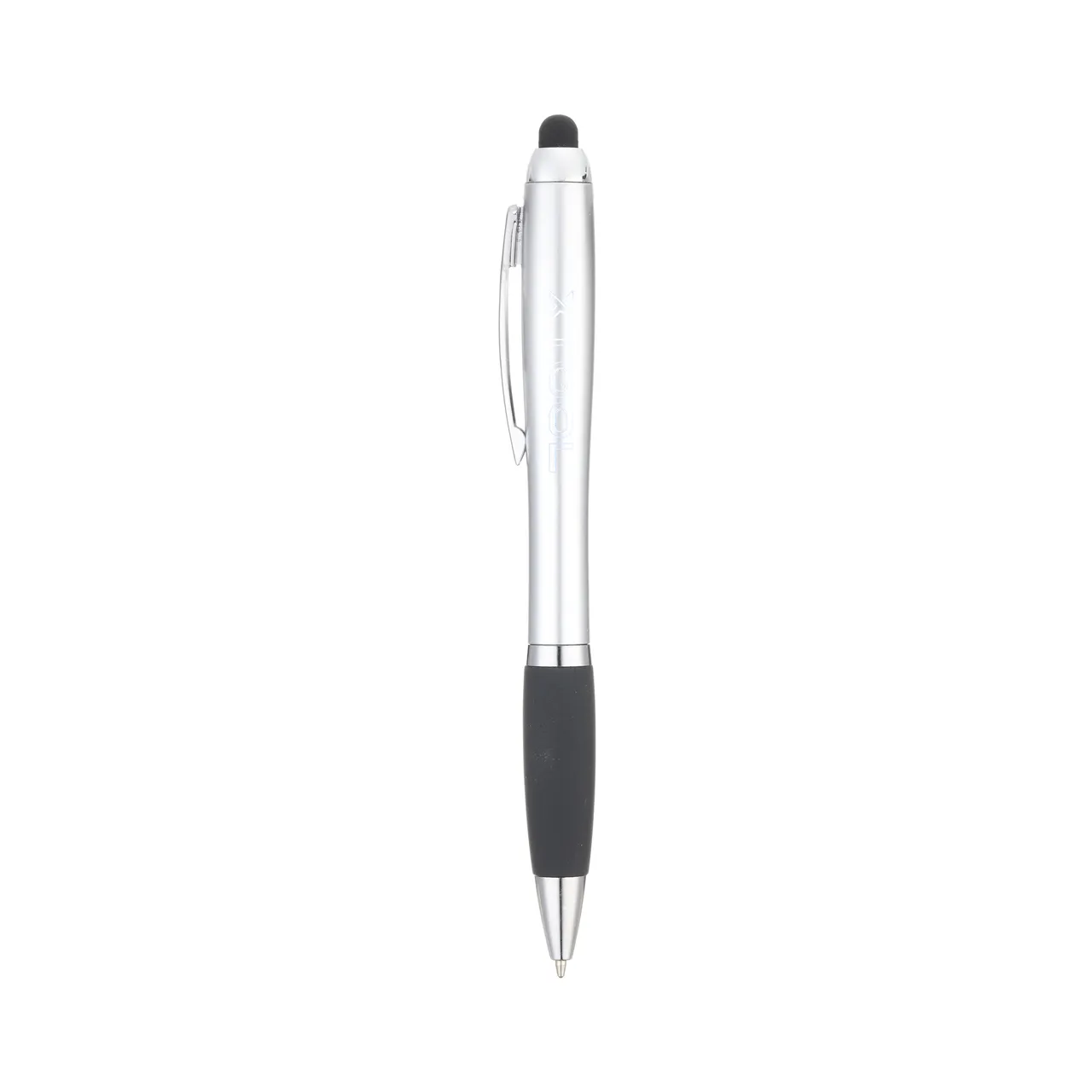 Silver Stylus Ballpoint Pens With LED Light test grid