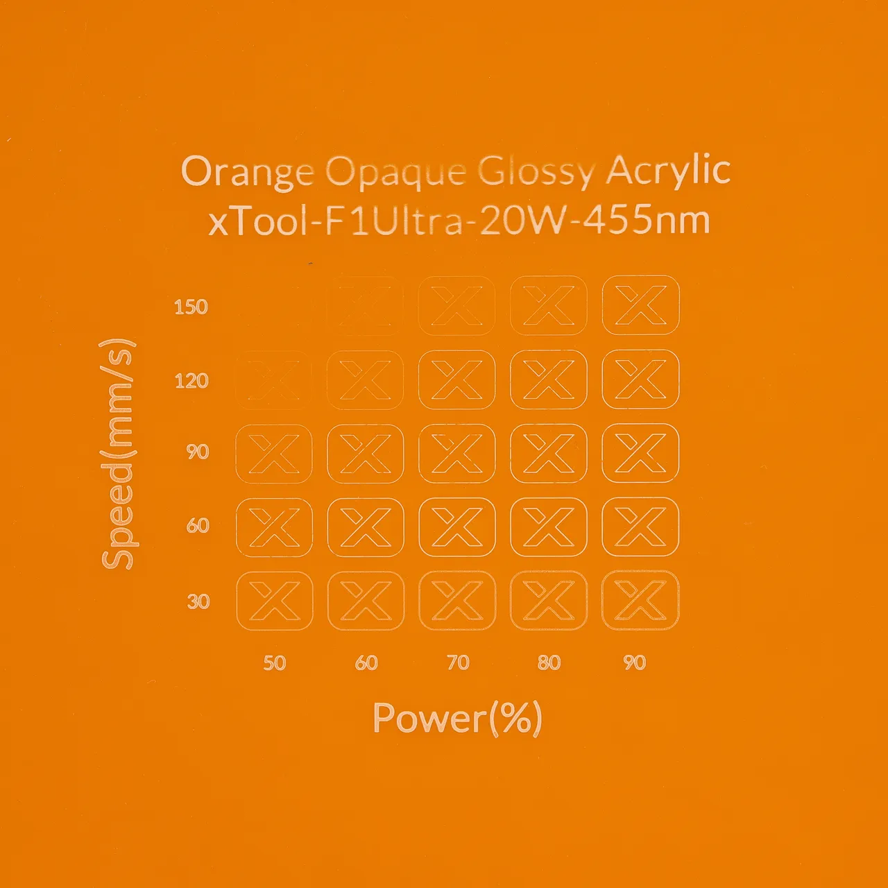 1/8"(3mm) Carrot Orange Acrylic